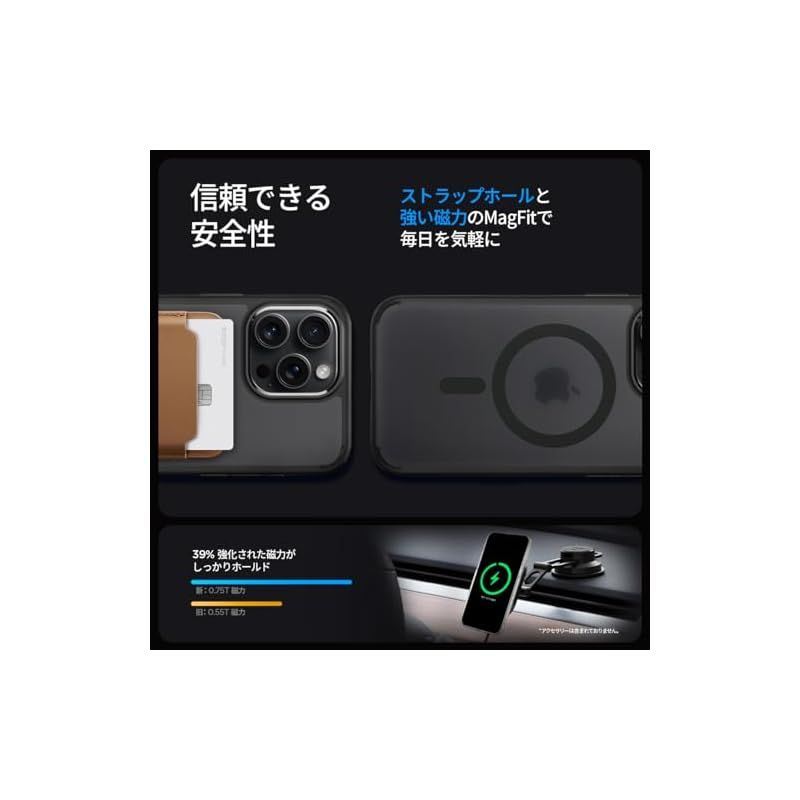 安い，爆買い 【17年社歴の技術力】Spigen iPhone 15 Pro ケース クリア バンパー 耐衝撃 黄変なし 半透明 さらさら  米軍MIL規格取得 指紋防止 ストラップホール 透明 TPU 2重構造 レンズ保護 擦り傷防止 ワイヤレ 【17年社歴の技術力】Spigen iPhone 15 Pro ケース MagSafe クリア 耐衝撃 米軍MIL規格取得 ストラップホール 黄変抑制 透明 ストラップホール 2重構造 レンズ保護 擦り傷防止 MagSafe ワイヤレス充電対応 ウルトラ・