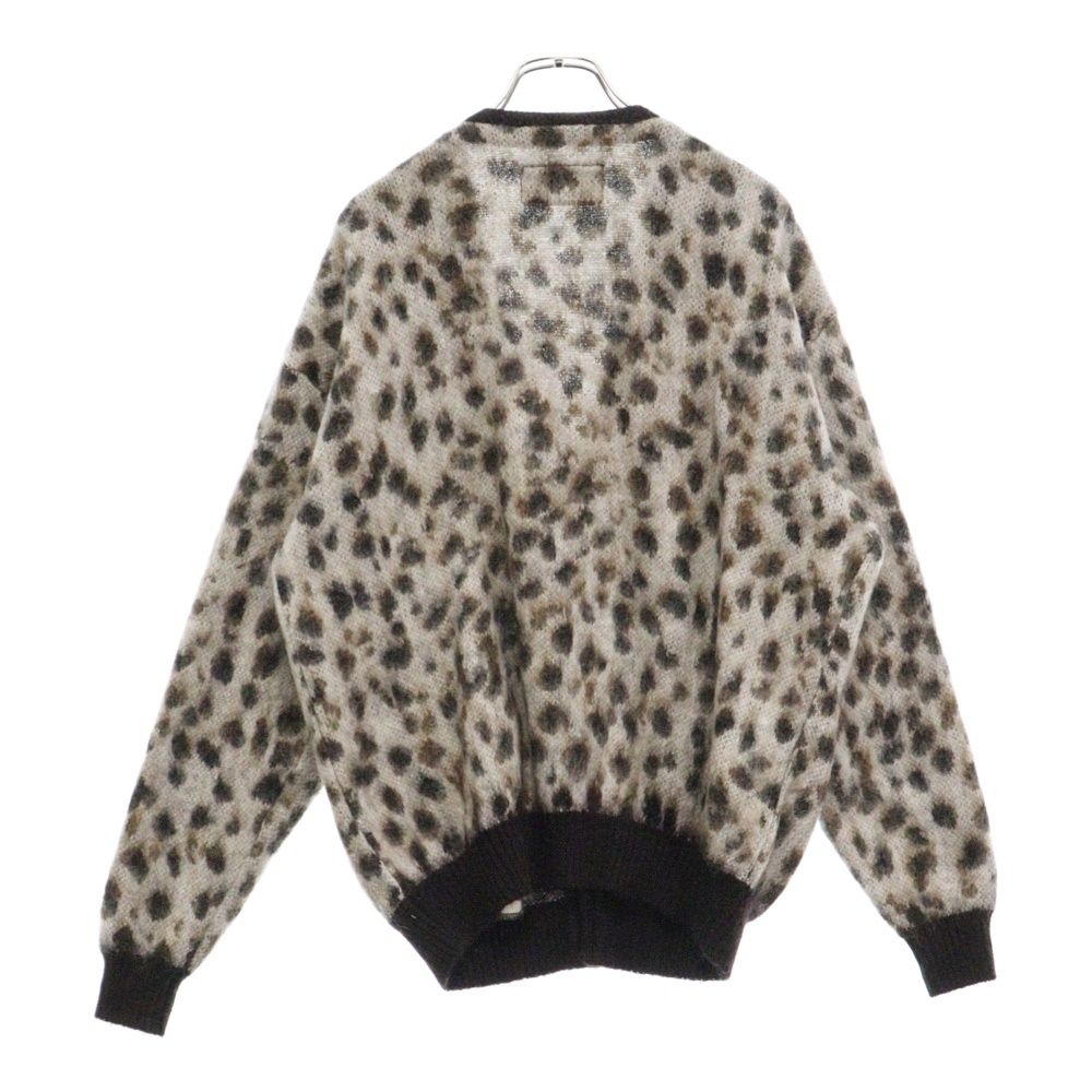 WACKO MARIA (ワコマリア) 23AW LEOPARD MOHAIR KNIT CARDIGAN レオパードヘビーモヘアニットカーディガン  ブラウン - メルカリ