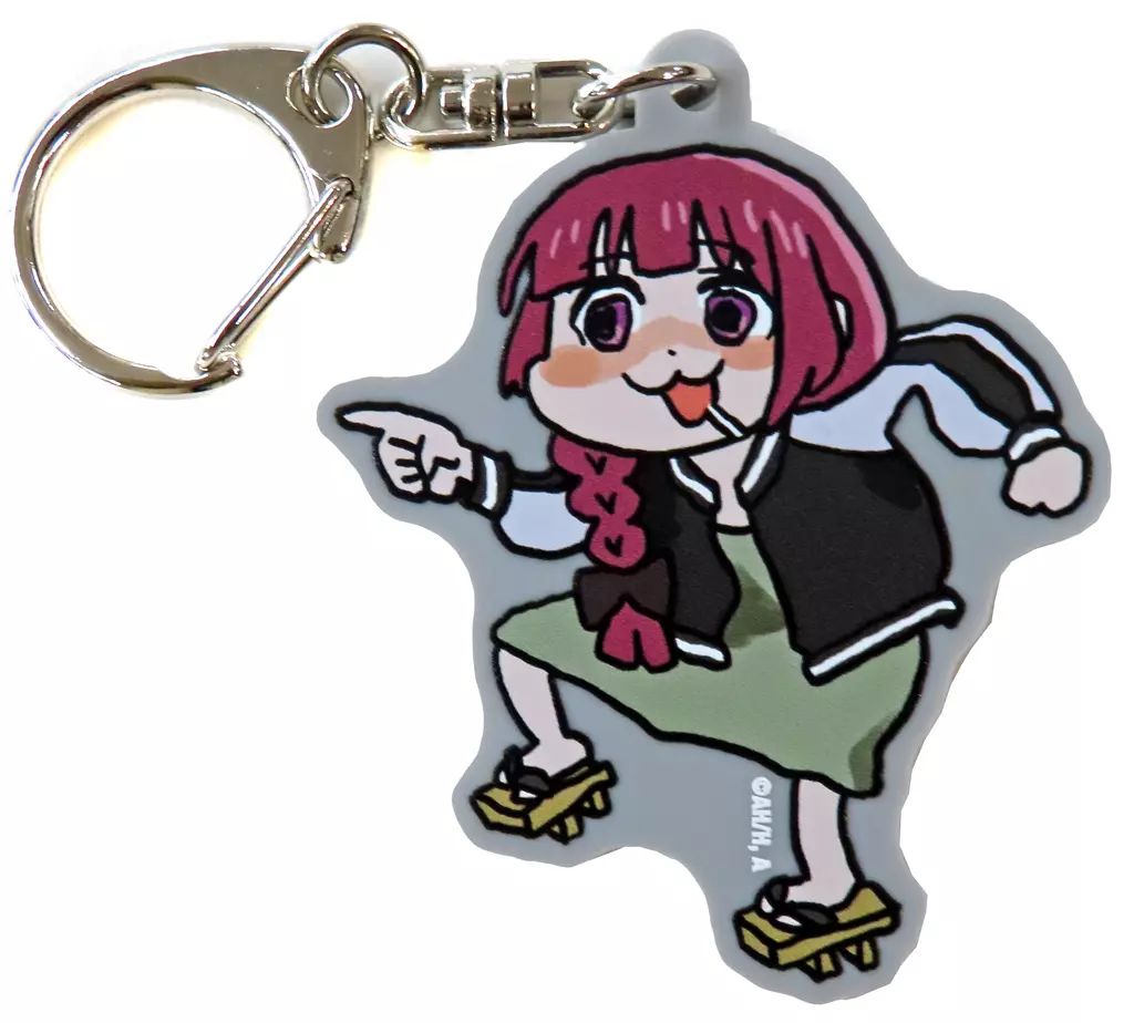 中古】キーホルダー 廣井きくり 「ぼっち・ざ・ろっく!×くまみね