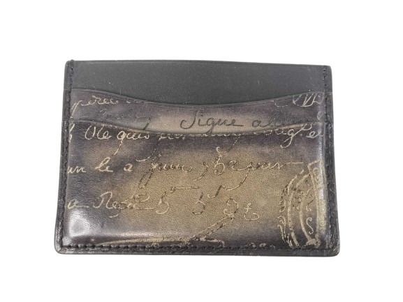 Berluti ベルルッティ カードケース バンブー カードケース - カーキ系