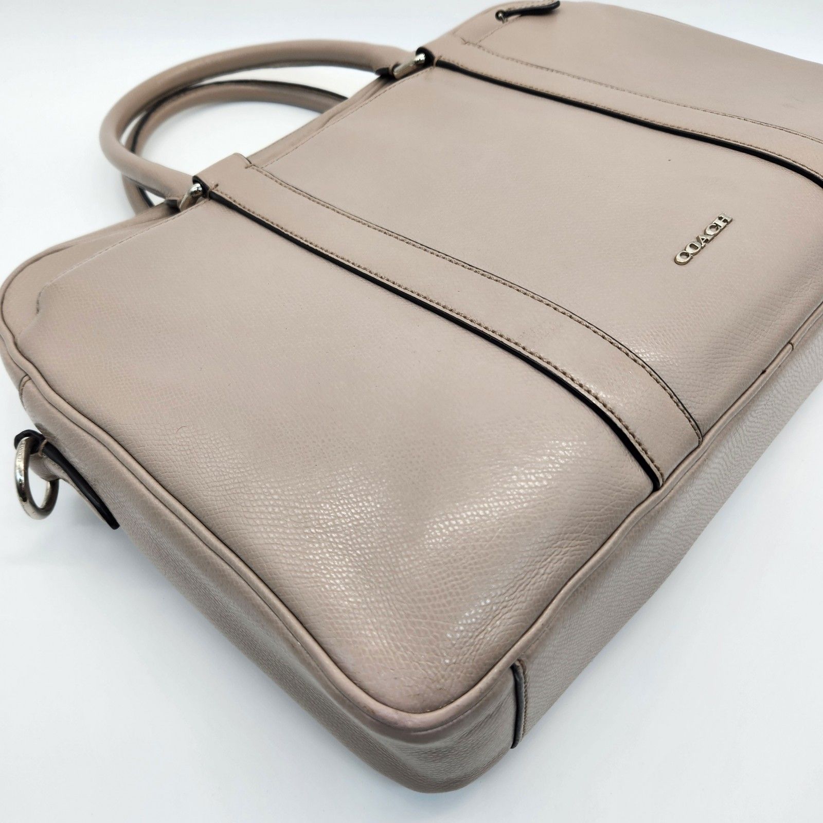 希少色】COACH コーチ ブリーフケース ビジネスバッグ 2way A4可