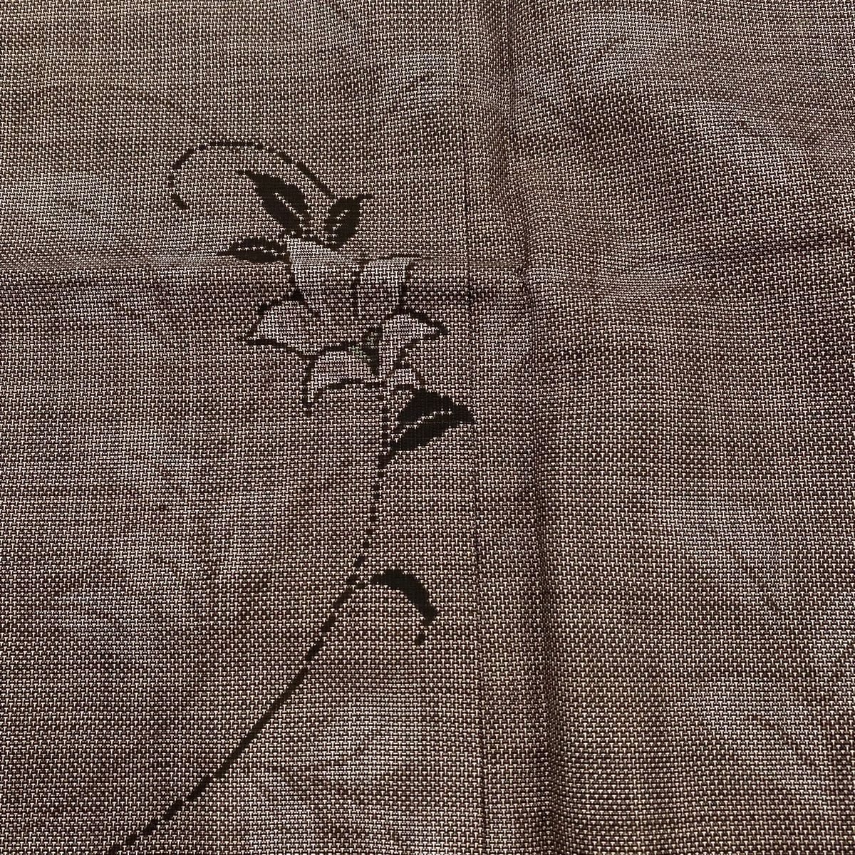 平和屋着物▽本塩沢　単衣　幾何学文　正絹　逸品　AAAZ1564fy 平和屋着物▽本塩沢 単衣 幾何学文 正絹 逸品 AAAZ1564fy