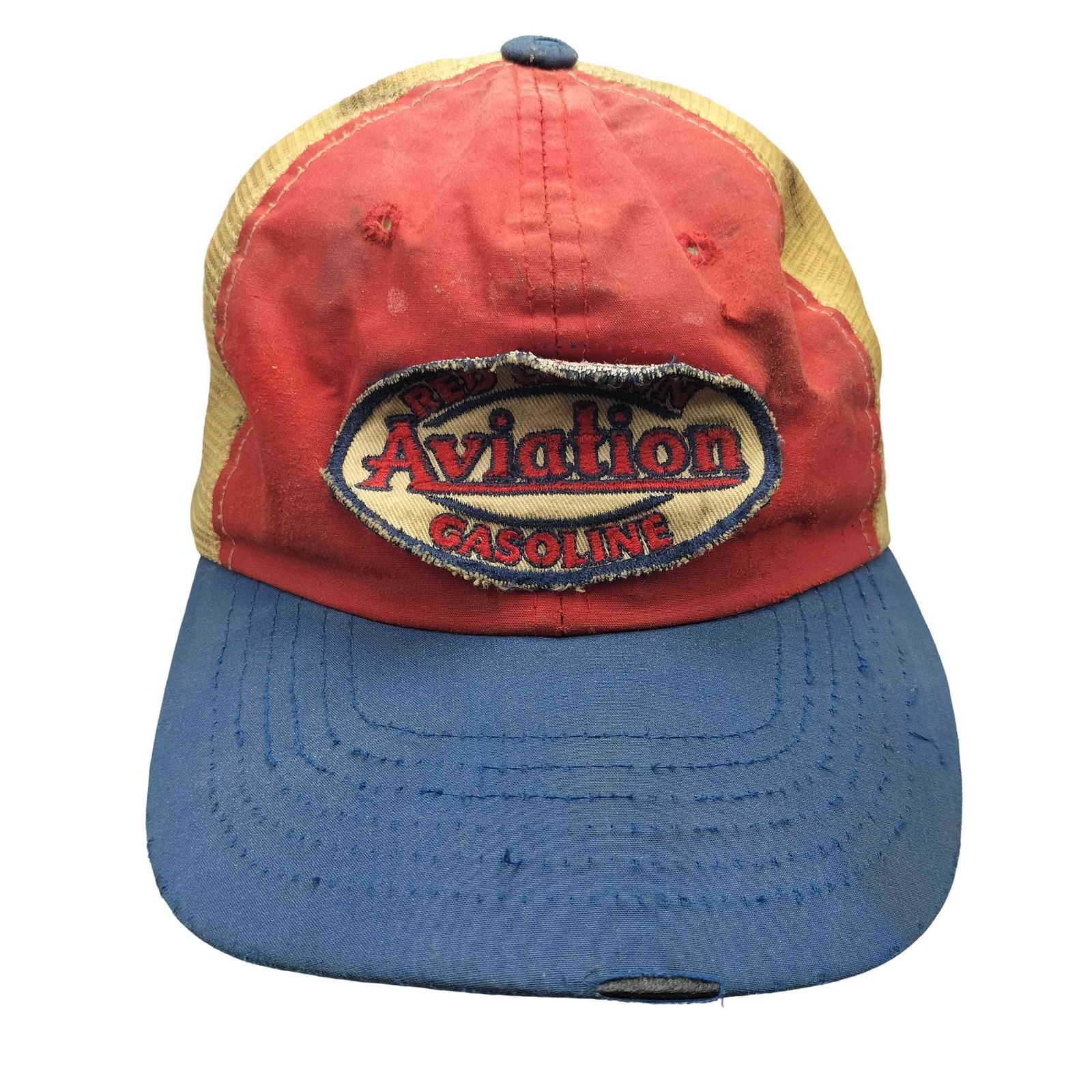 ユーズドフルギ USED古着 THE WESTMAC CORP RED CROWN AVIATION GASOLINE ダメージ加工 メッシュ スナップバック キャップ メンズ ONE SIZE 人気・おすすめ｜安定人気・収納便利におすすめ 期間限定割引 配送追跡可
