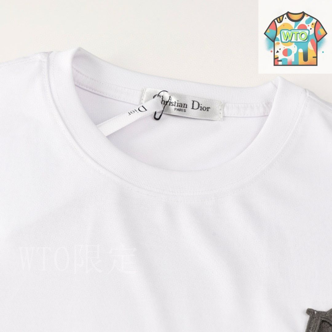 今日特価】DIOR 刺繍レター ショートスリーブ T シャツ-3 - メルカリ