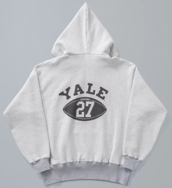 New Manual CP AFTER HOODIE YALE パーカー New Manual｜ニューマニュアル #021 CP AFTER HOODIE ONE-WASHED YALE