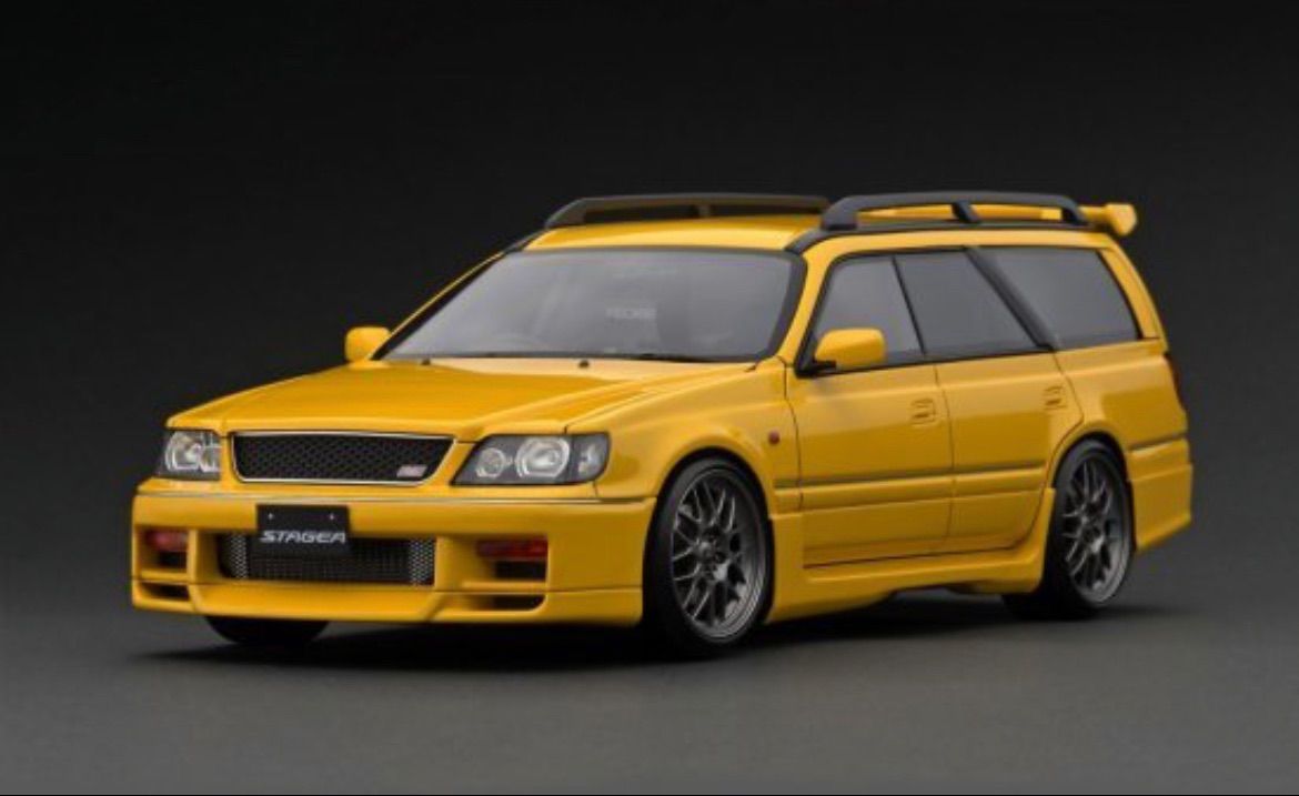 IG2887 1/18 Nissan STAGEA 260RS (WGNC34) Yellow レア