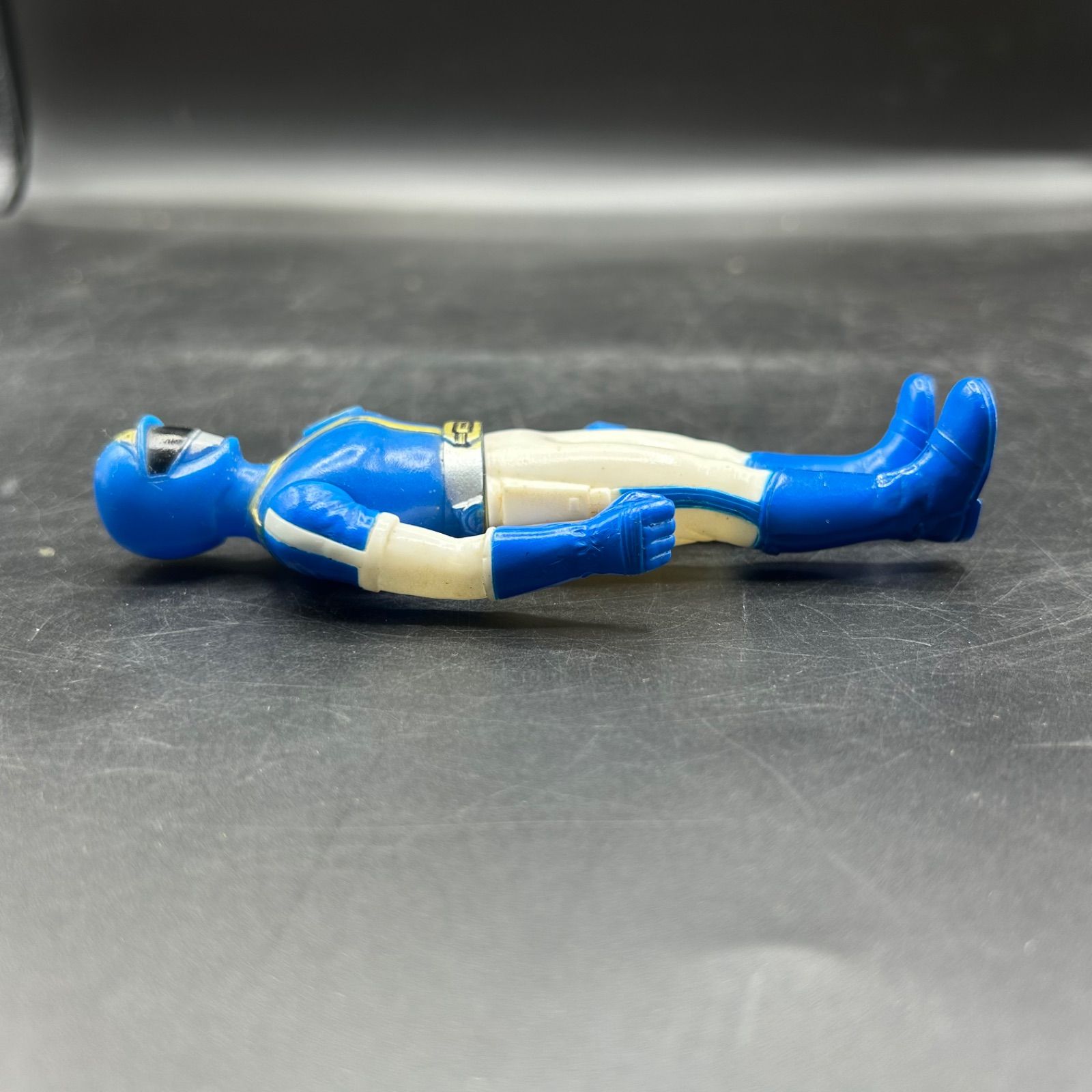 ダイナマン ダイナブルー フィギュア 科学戦隊ダイナマン ダイナブルー ソフビ ポピー 昭和レトロ