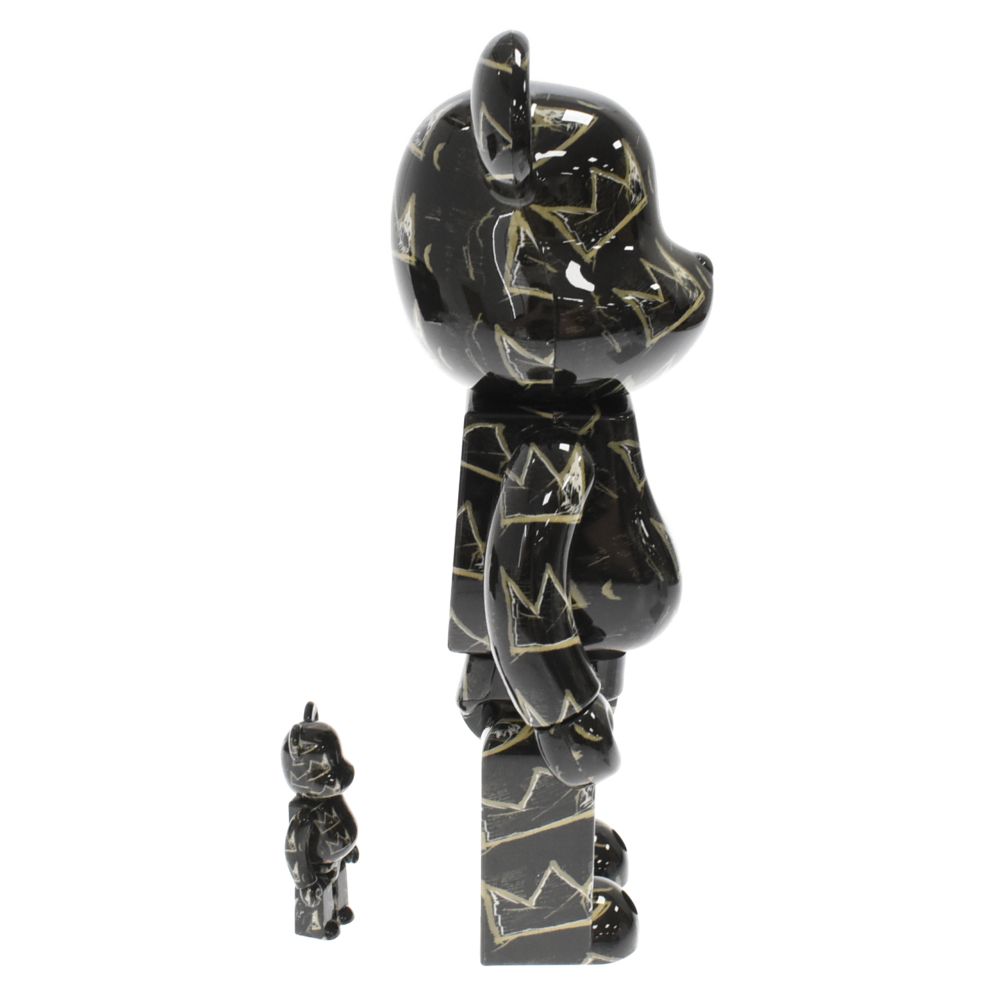 MEDICOM TOY - MEDICOM TOY メディコムトイ BE@RBRICK JEAN-MICHEL BASQUIAT #8 100% &amp; 400% ベアブリック ジャンミシェルバスキア #8 人形 フィギュア ブラック Amazon | ベアブリック ジャン＝ミシェル・バスキア 6 BE@RBRICK
