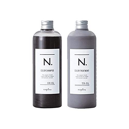 ナプラ N. エヌドット カラーシャンプー 320mL ＆ トリートメント 300g Si（シルバー） セット 