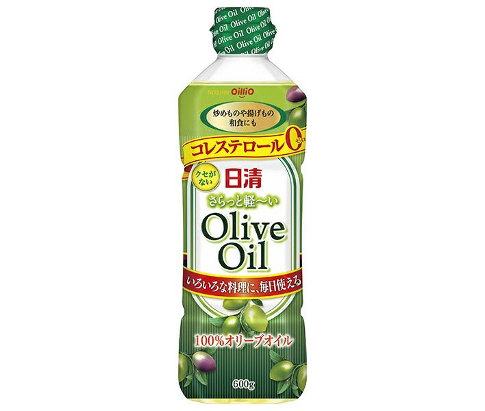 日清オイリオ 日清さらっと軽〜いオリーブオイル 600gペットボトル×10本入× 2ケース ｜ オリーブオイル 調味料 食用油
