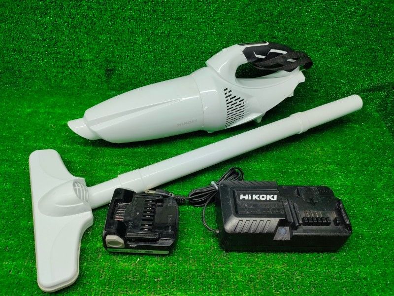 ◎日立工機 R14DA ハンディクリーナー バッテリ1個 充電器付 モータ異音無し 内部 動作 済み