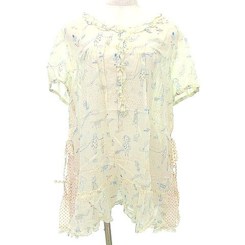 フランシュリッペfl5大きいサイズ❤︎ ゆったり半袖チュニック フランシュリッペ franche lippee 美品 半袖 チュニック