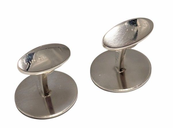 グッチ カフス クレスト 紋章 SV925 シルバー カフリンクス 銀製