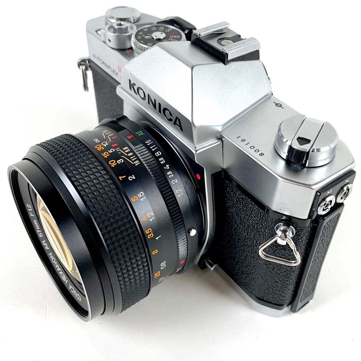 全国販売 コニカ AUTOREFLEX T3 + HEXANON AR 57mm F1.2 中古 フィルム