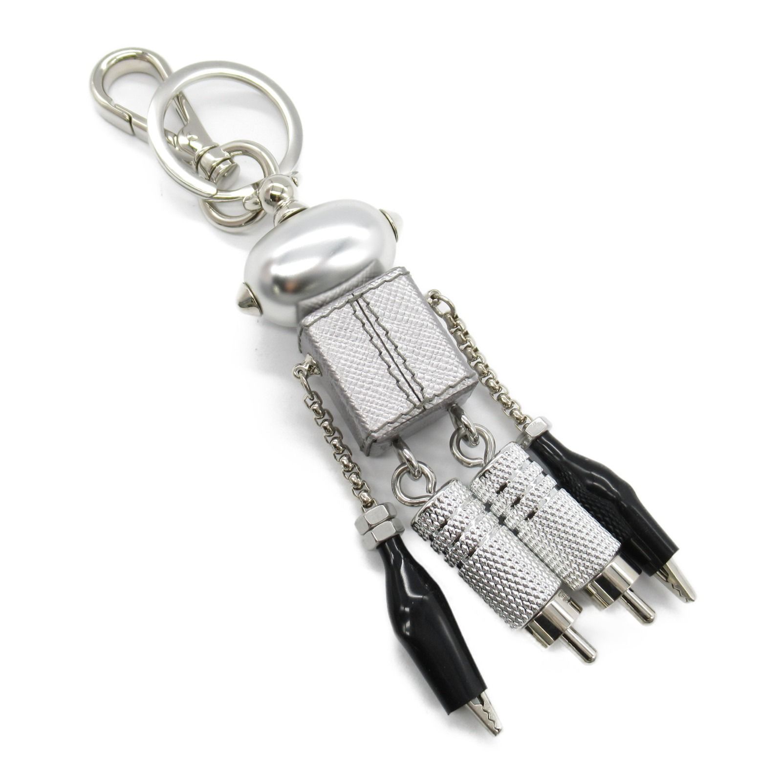 PRADA プラダ ロボットチャーム PRADA(プラダ) Robot Re-Nylonロボットチャームキーホルダー