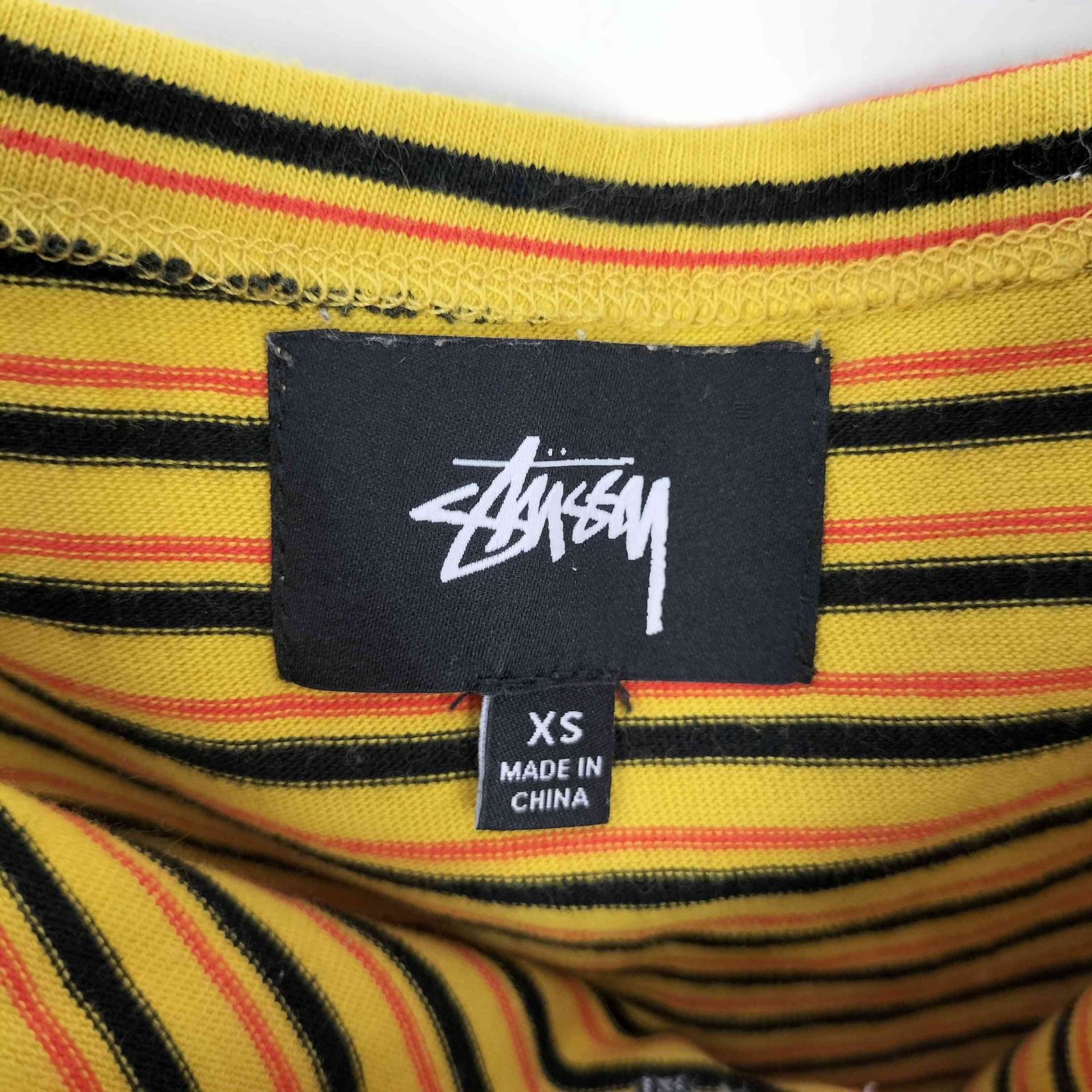 ステューシー Stussy ロゴ刺繍 ボーダー キャミソール