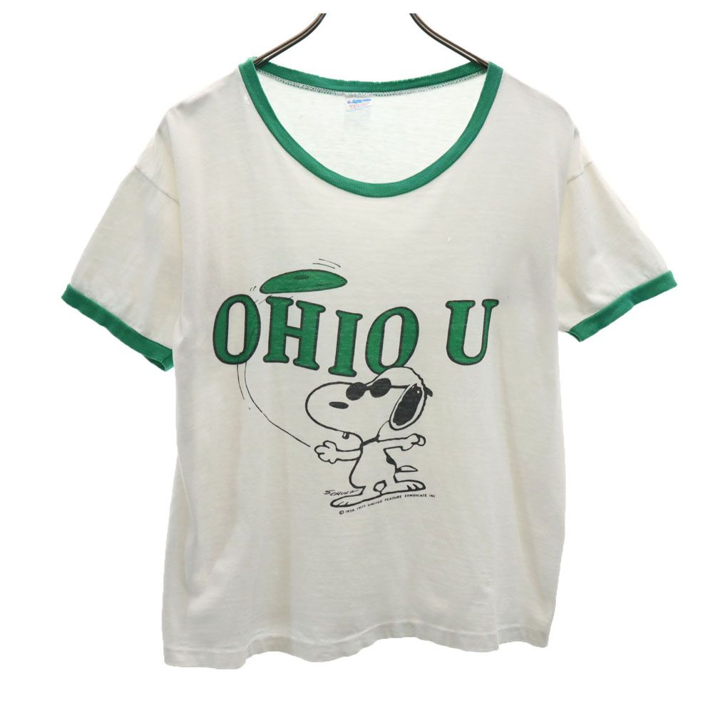 70sチャンピオン 70s チャンピオン リンガーtシャツ USA製 M USAFA