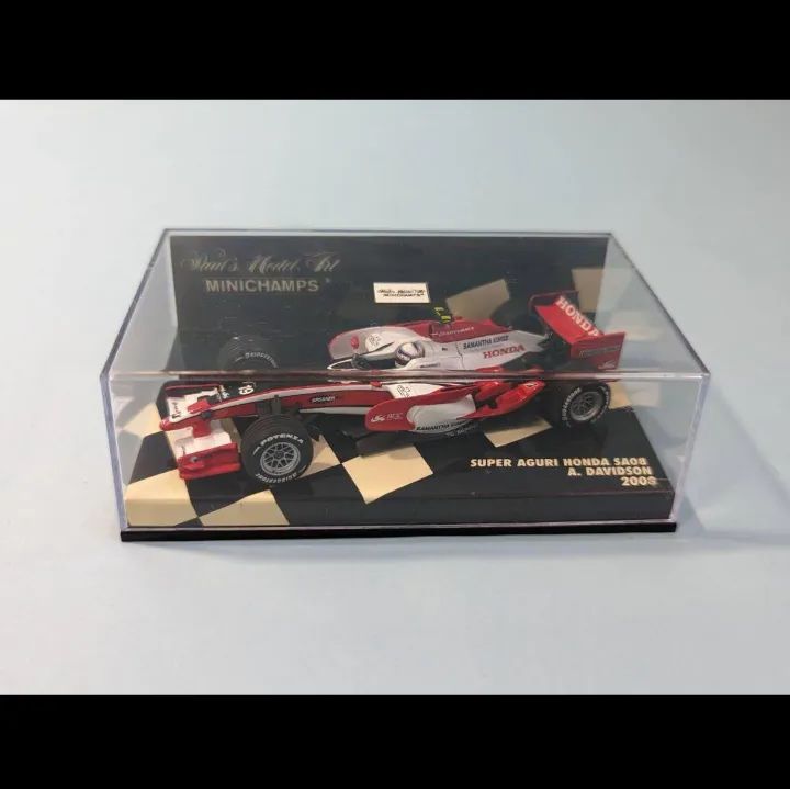 ミニチャンプス アンソニー・デビッドソン ホンダ2007 直筆サイン1/43 ミニチャンプス スーパーアグリF1チーム アンソニー・デビッド