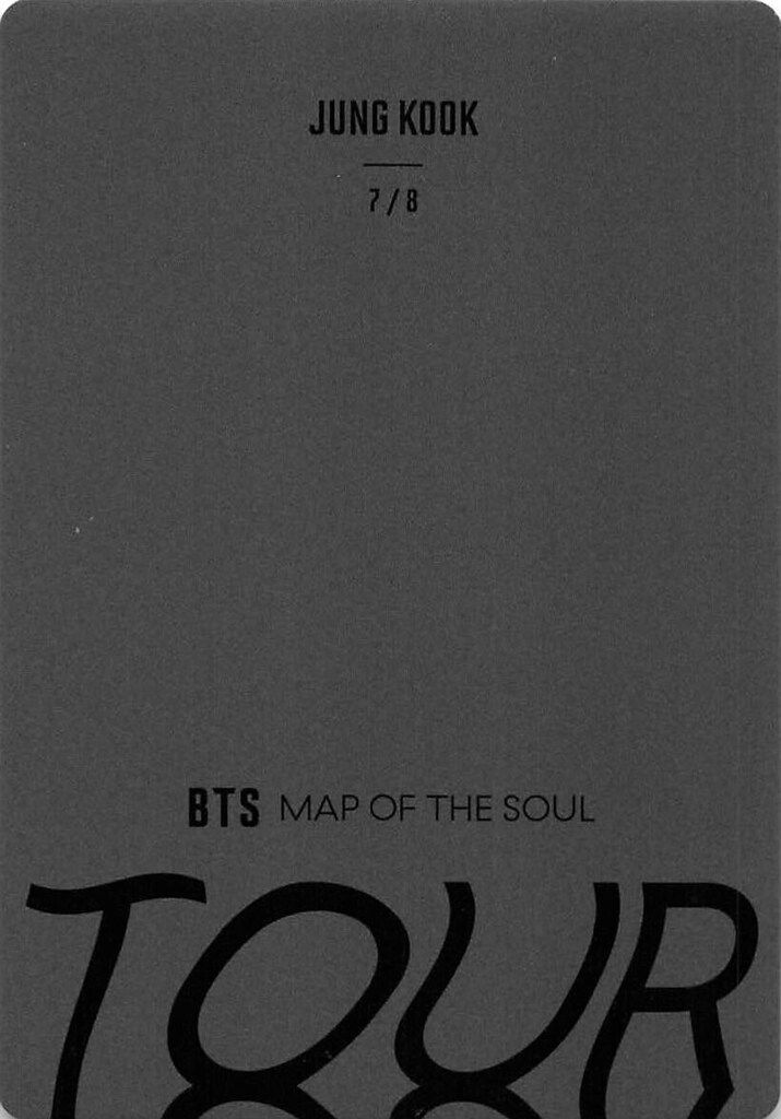 BTS MAP OF THE SOUL ミニフォト ジョングク ユニット BTS MAP OF THE SOUL ミニフォト ジョングク ユニット