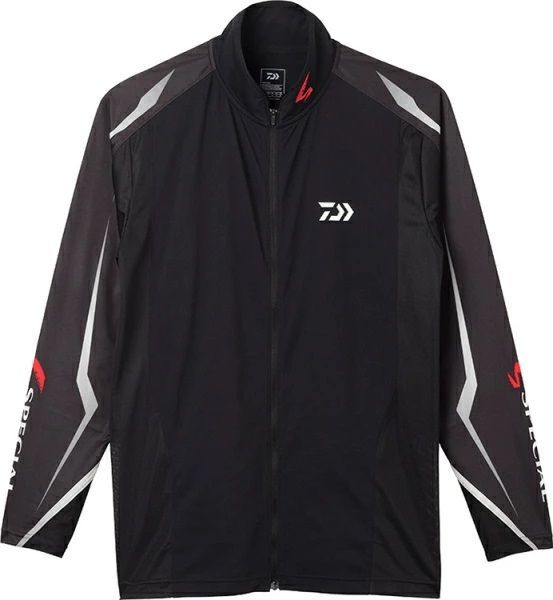 ダイワ DE-7222 スペシャル フルジップドライシャツ ブラック XL LL サイズ