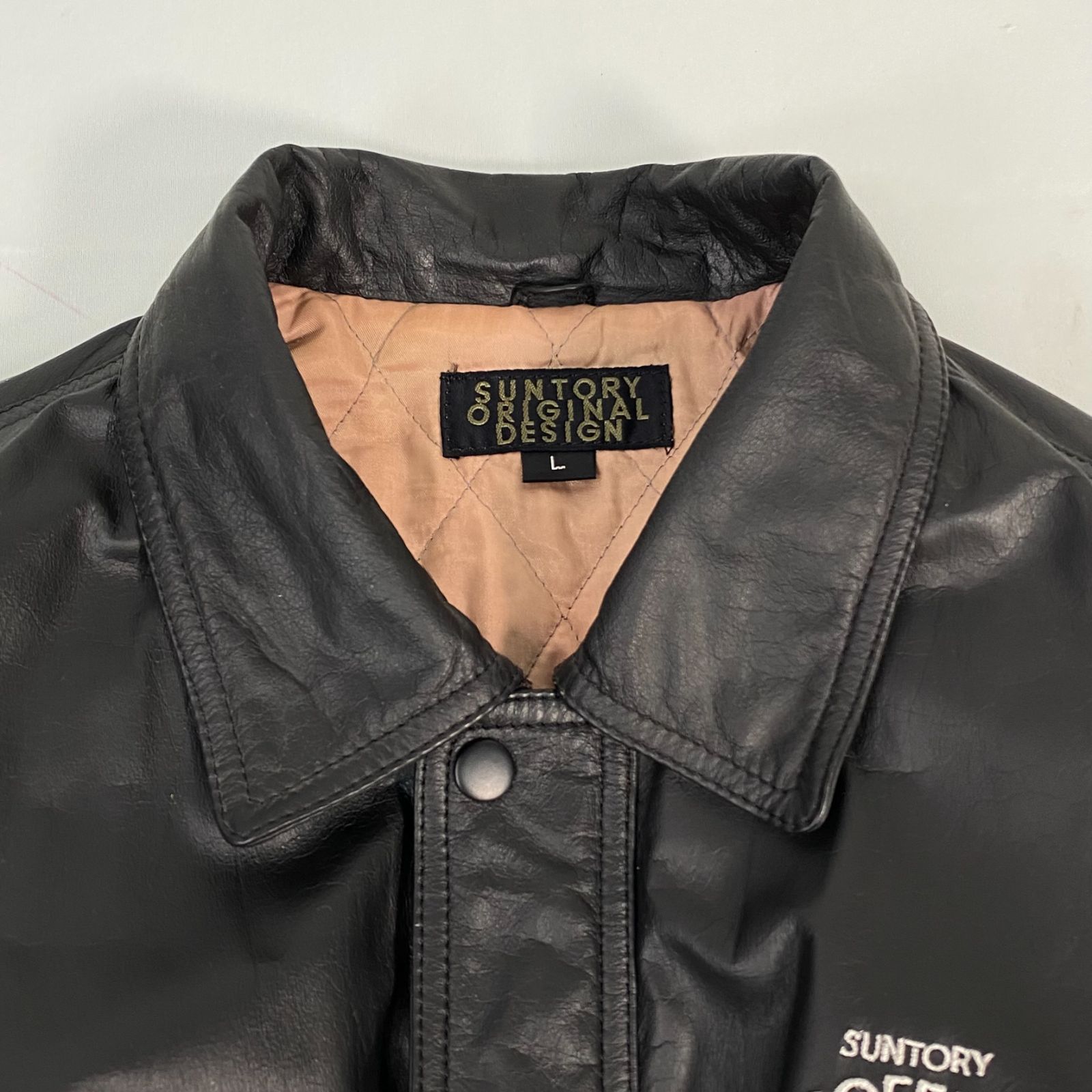 BOSS ボスジャン スタジャン 牛革 刺繍 非売品 希少 90s 初代