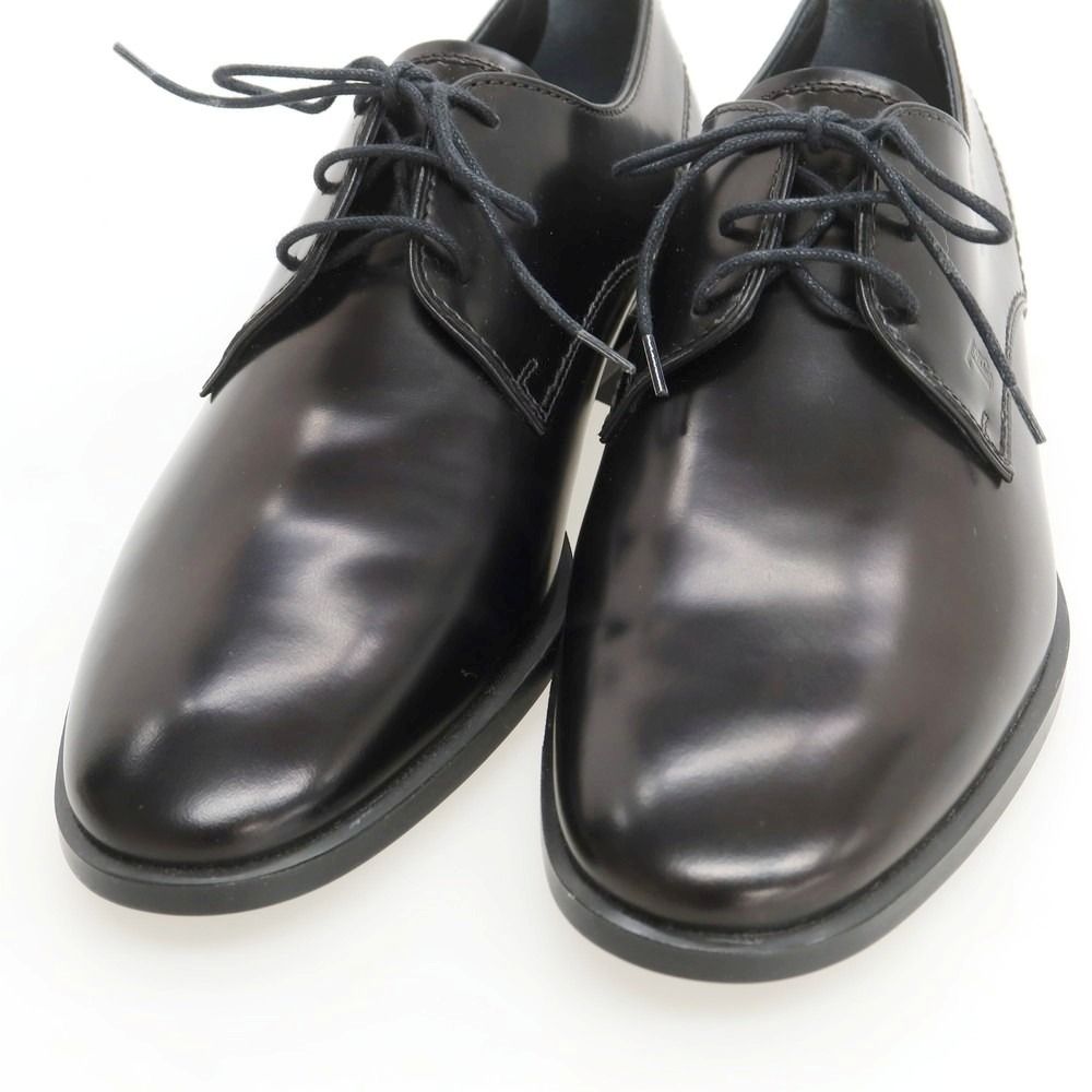 全国送料無料! トッズ TOD S ガラスレザー プレーントゥ ドレスシューズ ブラック サイズ6 1 2 メンズ 激安大特集。