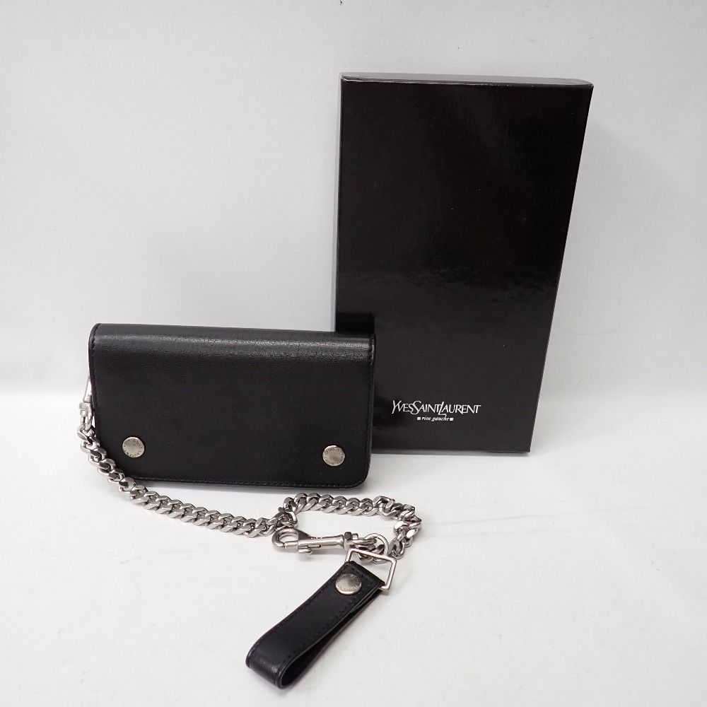 Ft629601 サンローラン 長財布 チェーンウォレット ブラック Ft629601 サンローラン 長財布 チェーンウォレット ブラック