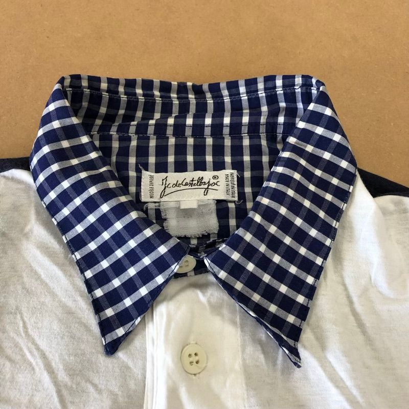 CASTELBAJAC - coco 中古 カステルバジャック JC de CASTELBAJAC メンズ 半袖シャツ 48(L) 青系 ブルー系 麻混 CASTELBAJAC - coco 中古 カステルバジャック JC de CASTELBAJAC