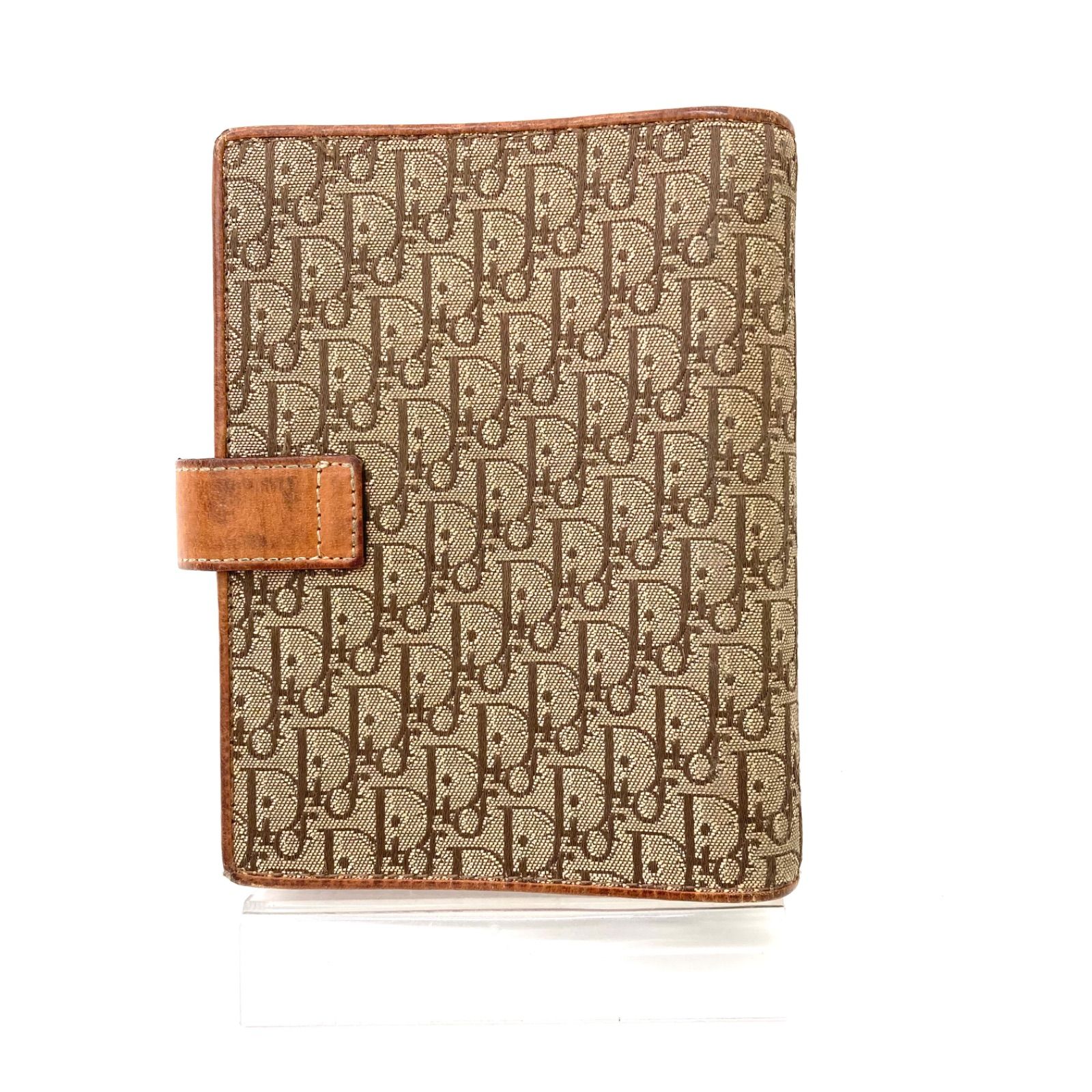 クリスチャンディオール トロッター 総柄 手帳カバー キャンバス