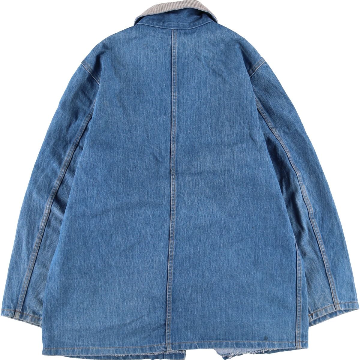 古着 80~90年代 ディッキーズ Dickies デニムカバーオール メンズL相当