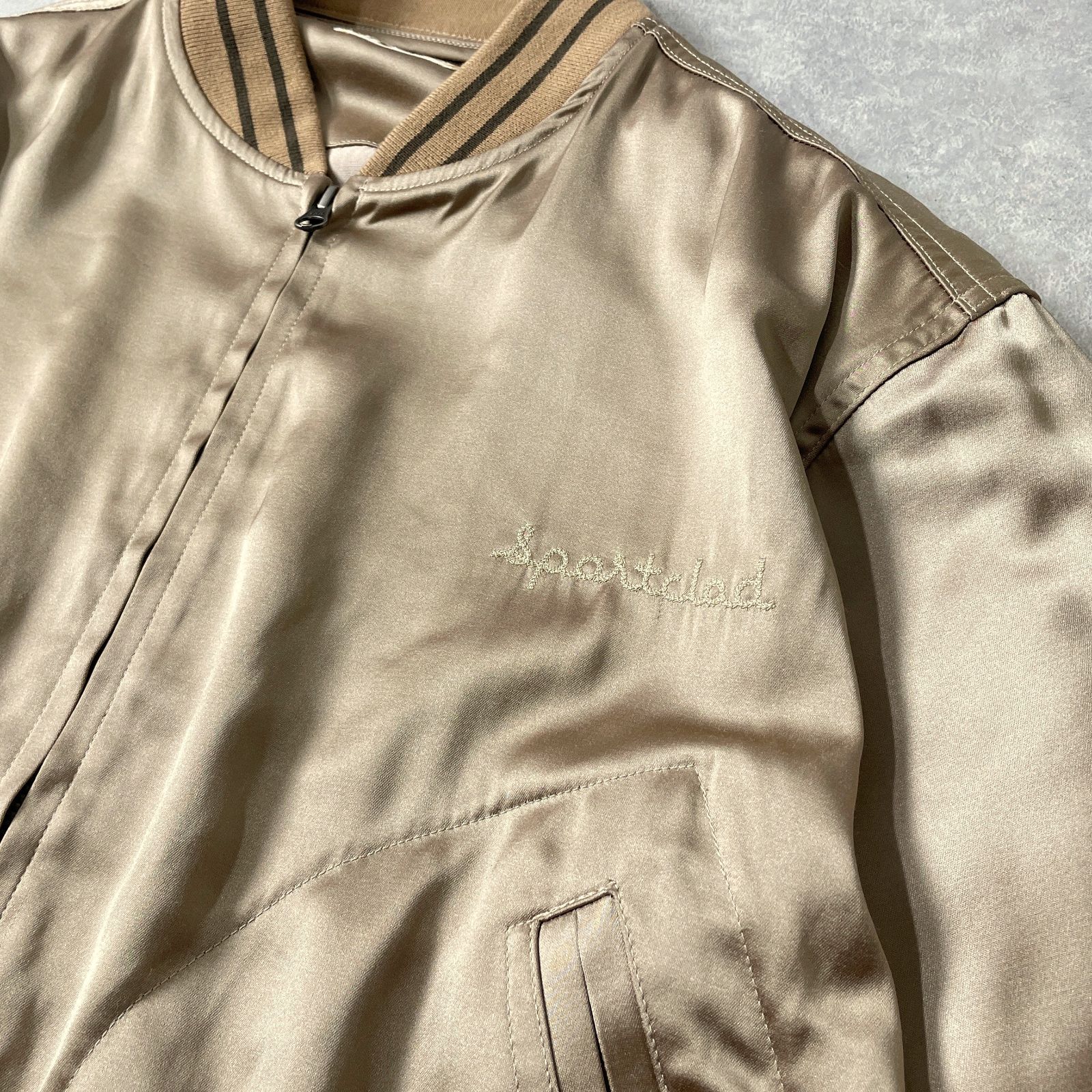 定価2万 Steven Alan別注 SPORTCLAD SATIN BLOUSON サテンブルゾン 