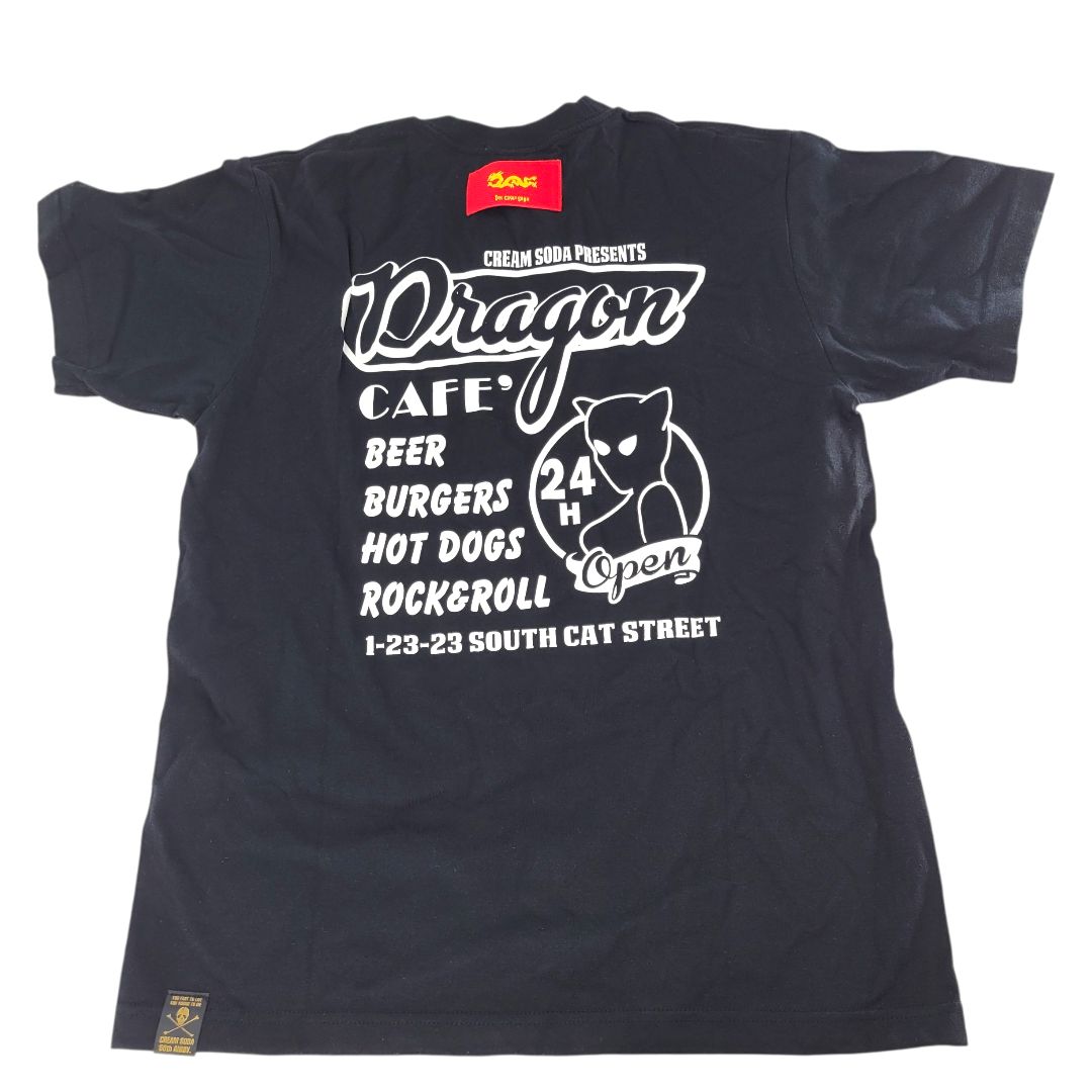 CREAM SODA クリームソーダ DORAGON CAFE ドラゴンカフェ 半袖Tシャツ