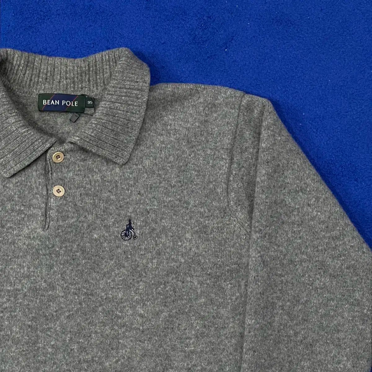 BEAN POLE(ビーンポール) グレー カラー 長袖 ニット セーター