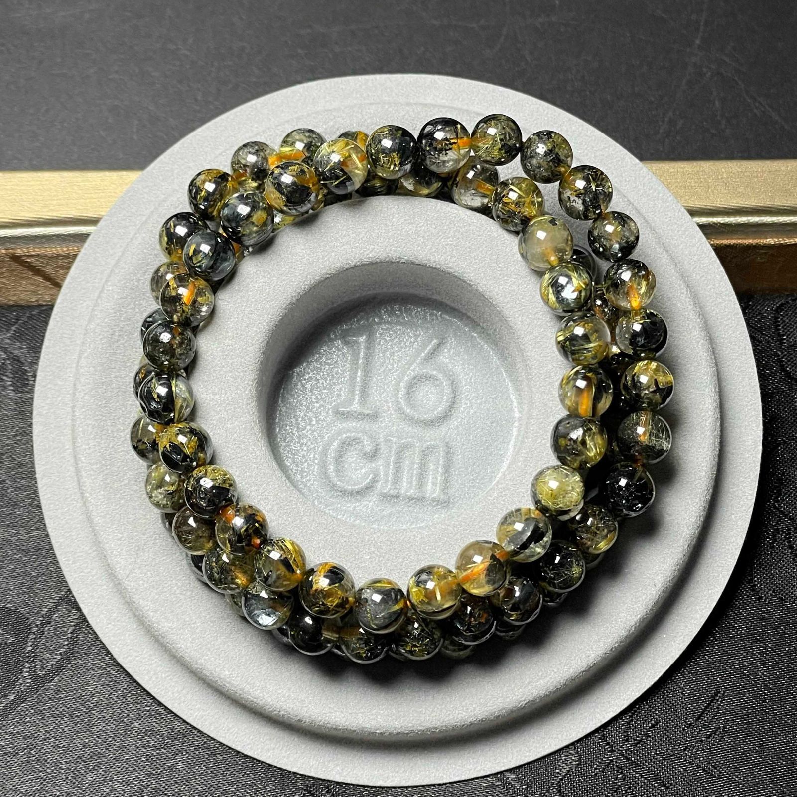 黄金針水晶 金運