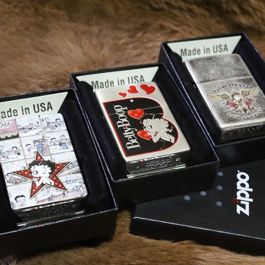 Betty Boop 限定 90周年記念セット ベティブープ ジッポー ZIPPO 限定