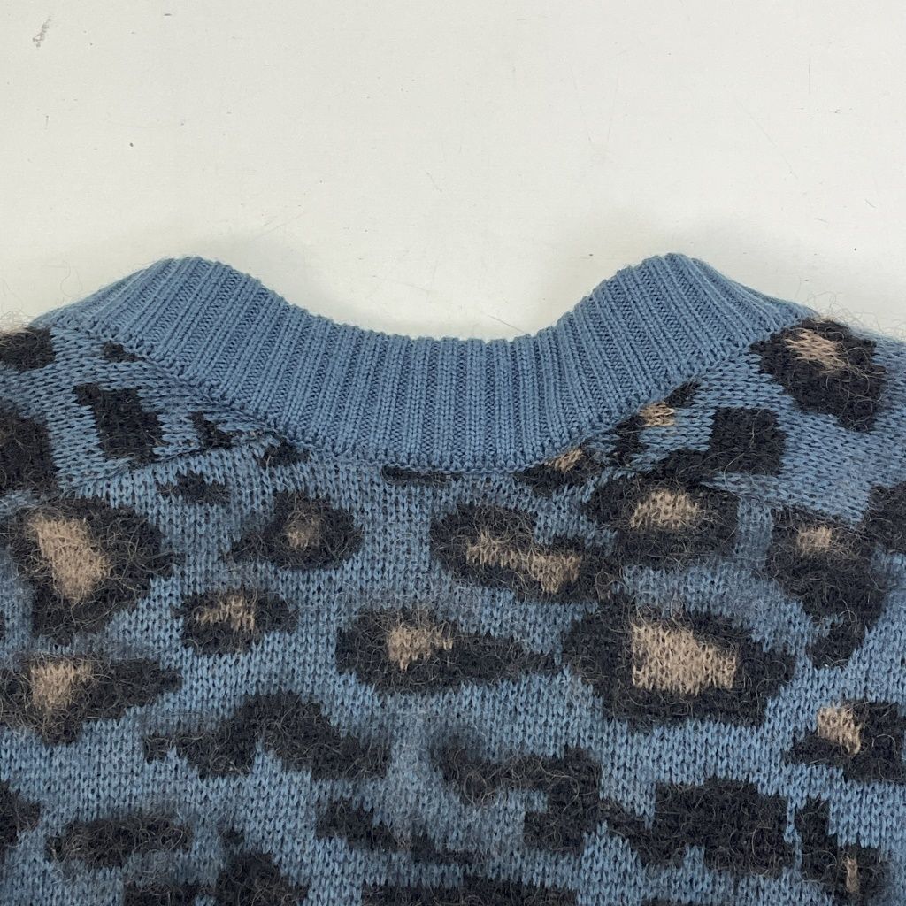 01w-3005 アンダーカバー UNDERCOVER 23AW Animal-printed cardigan 
