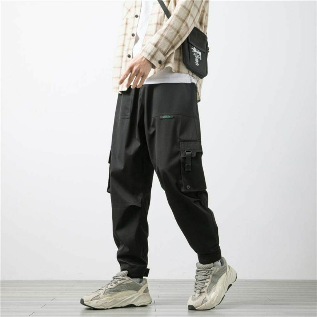 netero] 666-KHAKI カーゴパンツ（2XL）カーキ メンズ ワイド