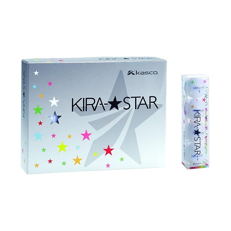 キャスコ(Kasco) ゴルフボール KIRA STAR2 キラスター2N