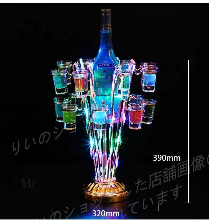 LED酒ボトルの表示棚