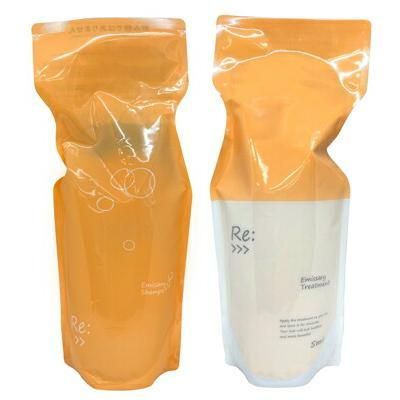 セット販売 アジュバン リ : エミサリー シャンプー R 600ml + トリートメント R 600g 詰め替え レフィル サロン専売 美容室専売 ADJUVANT