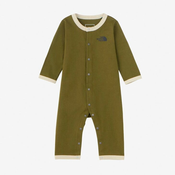ノースフェイス THE NORTH FACE 大人用長袖Tシャツ ベビーロンパース 2点セット メッシュバッグ付き ブランド レディース メンズ 赤ちゃん /NTM82301 ノースフェイス THE NORTH FACE 大人用長袖Tシャツ ベビー