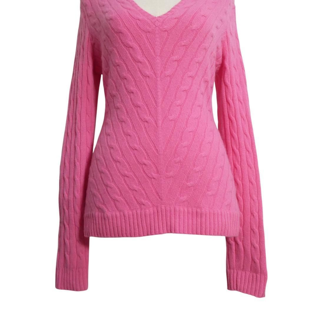 Polo Ralph Lauren カシミヤニット L ピンク　新品未使用 極美品 RALPH LAUREN ラルフローレン サイズL Cashmere カシミヤ100