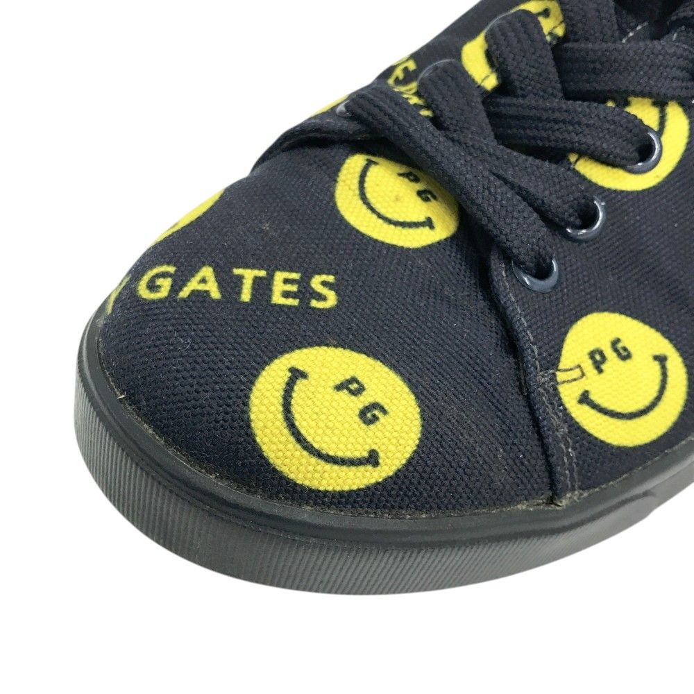 23cm パーリーゲイツ オールレザー ビッグロゴ ゴルフシューズ イエロー系 PEARLY GATES パーリーゲイツ 053-0192316 ローカット ゴルフシューズ