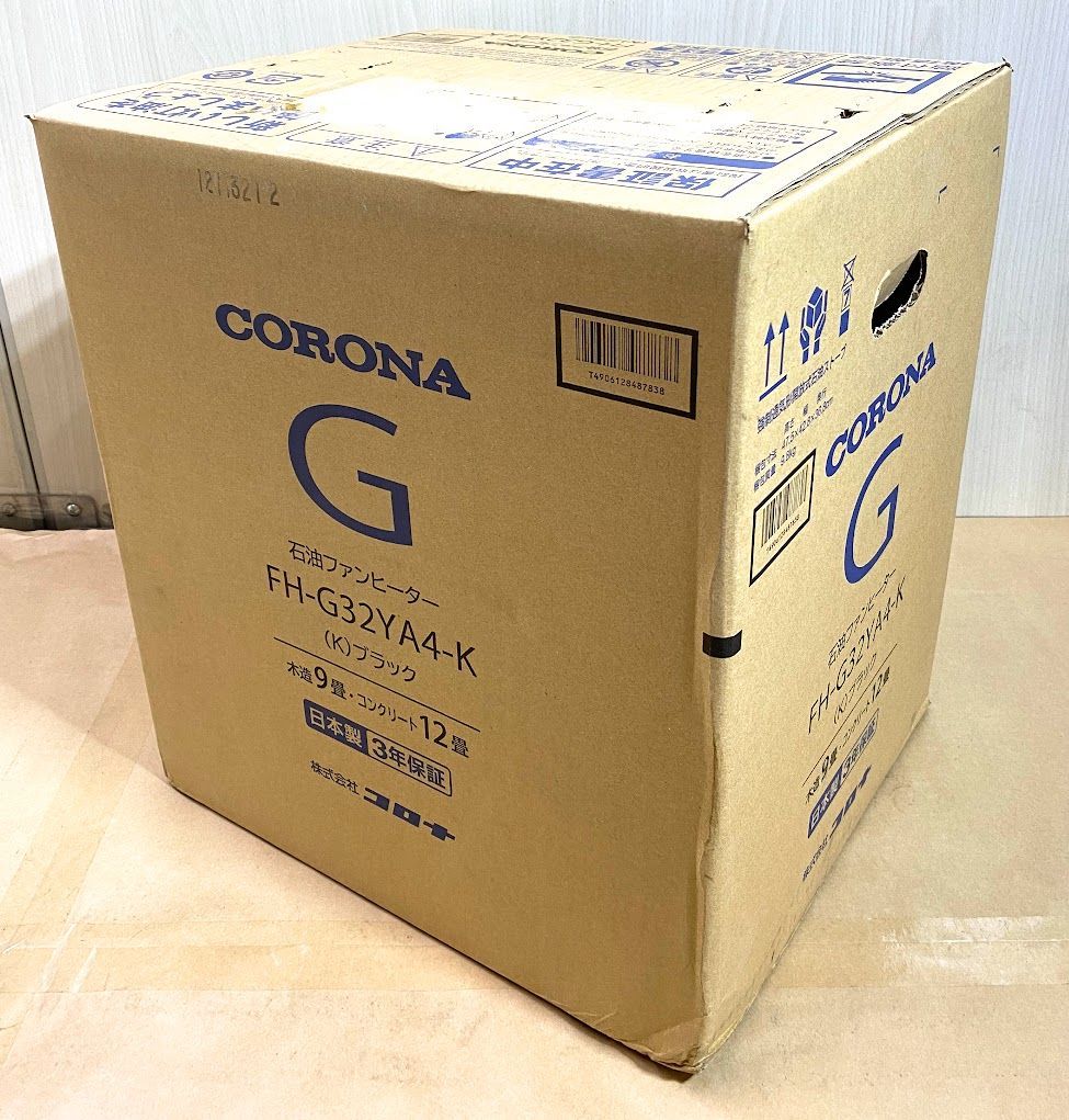 新品・未開封品】CORONA(コロナ) 石油ファンヒーター ブラック FH