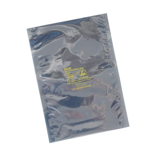 【新品・7営業日以内発送】ＳＣＳ 100714 静電気シールドバッグ フラットタイプ 178X356mm 100枚入り【沖縄離島販売】