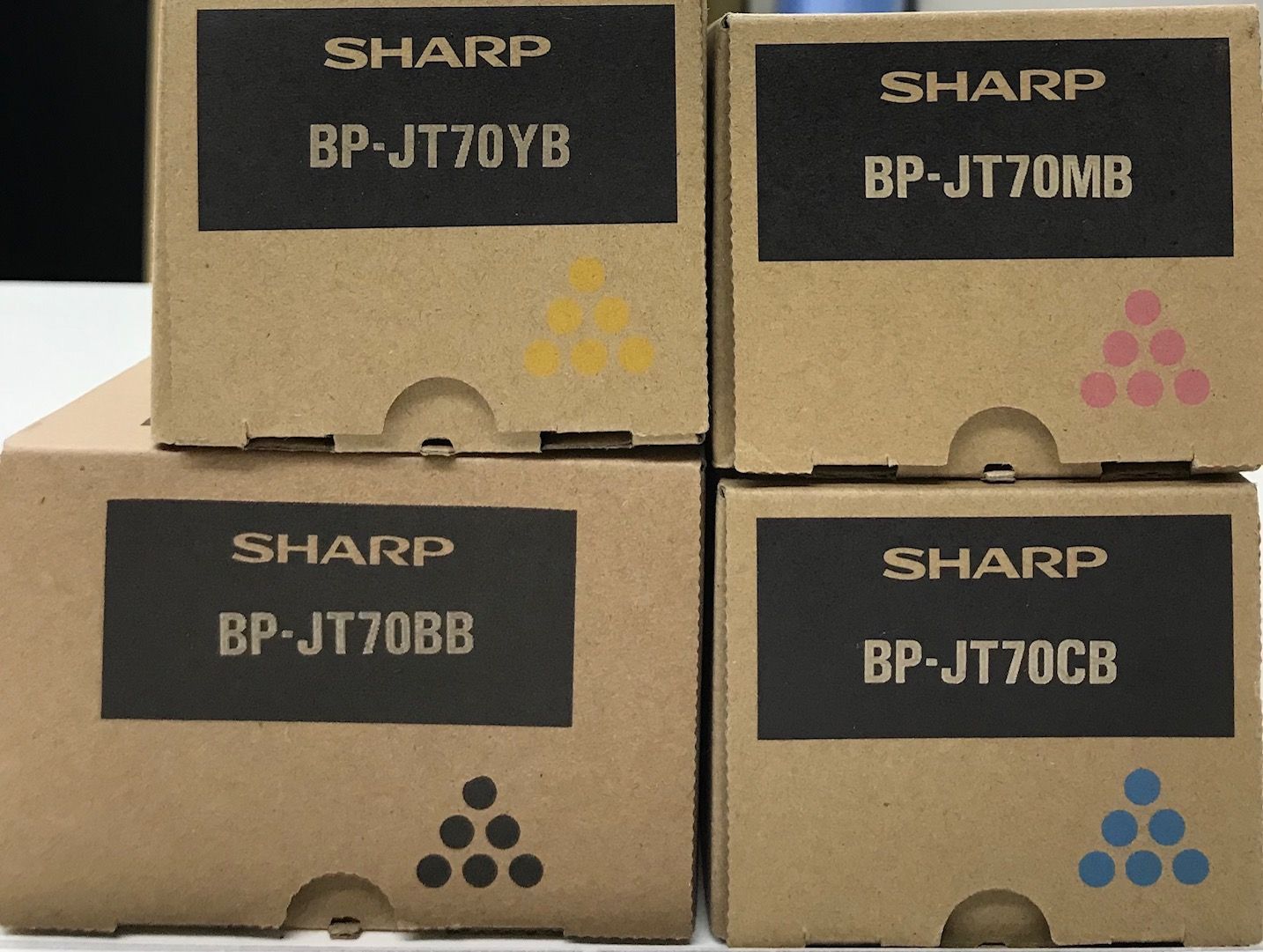特価品】シャープ BPJT70トナー 4色セット BB/CB/MB/YB 純正品