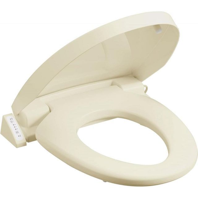 SANEI 暖房便座 前丸タイプ ソフト閉止 温度調節3段階 省エネ 簡単取付 アイボリー PW9042-I サンエイ