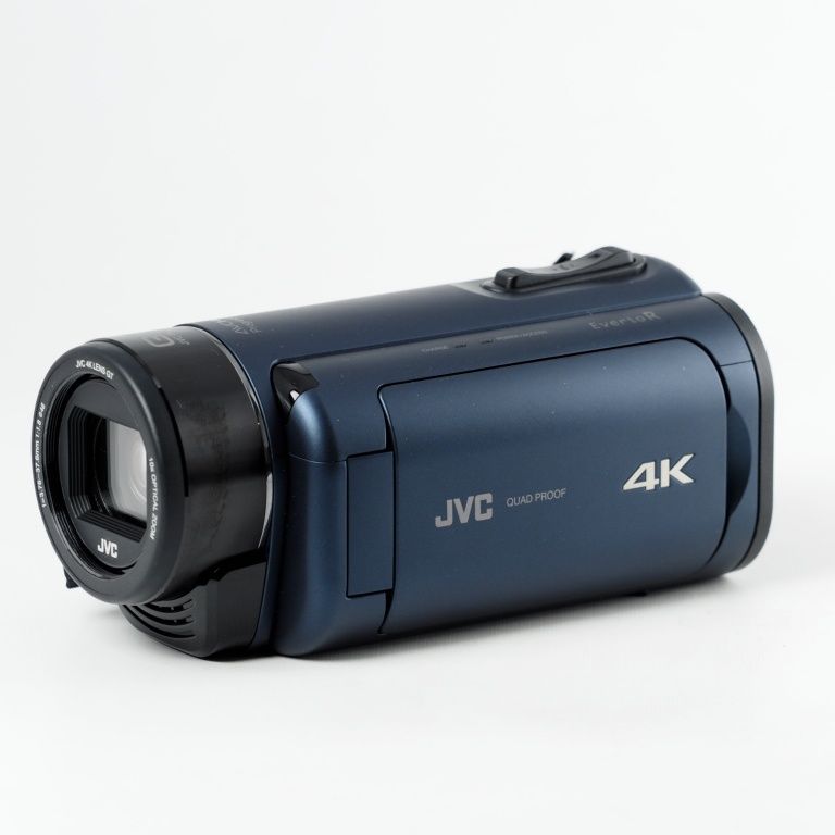 JVCKENWOOD JVC ビデオカメラ Everio R 4K撮影 防水 防塵 ディープオーシャンブルー GZ-RY980-A