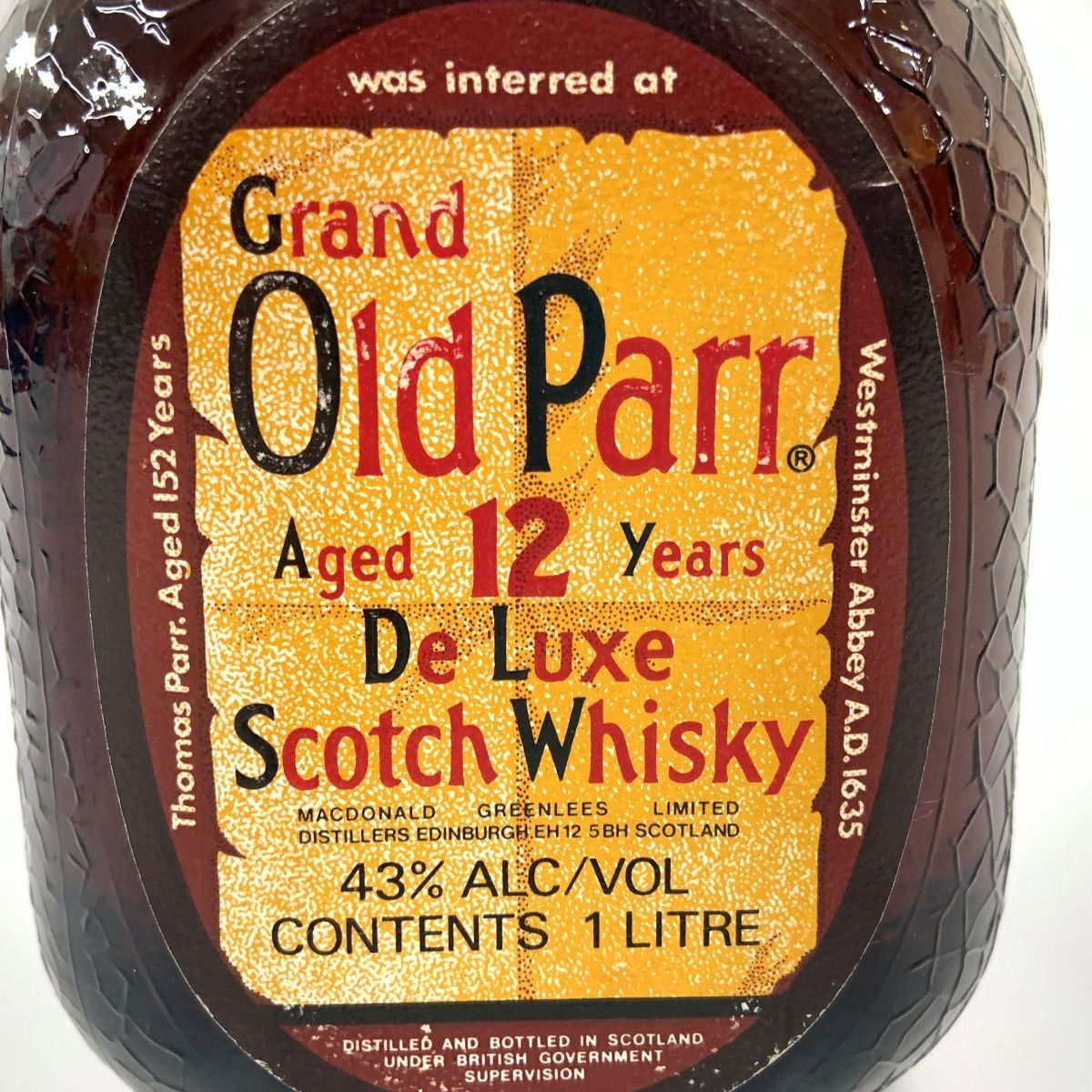 〇〇Old Parr オールドパー グランド オールドパー 12年