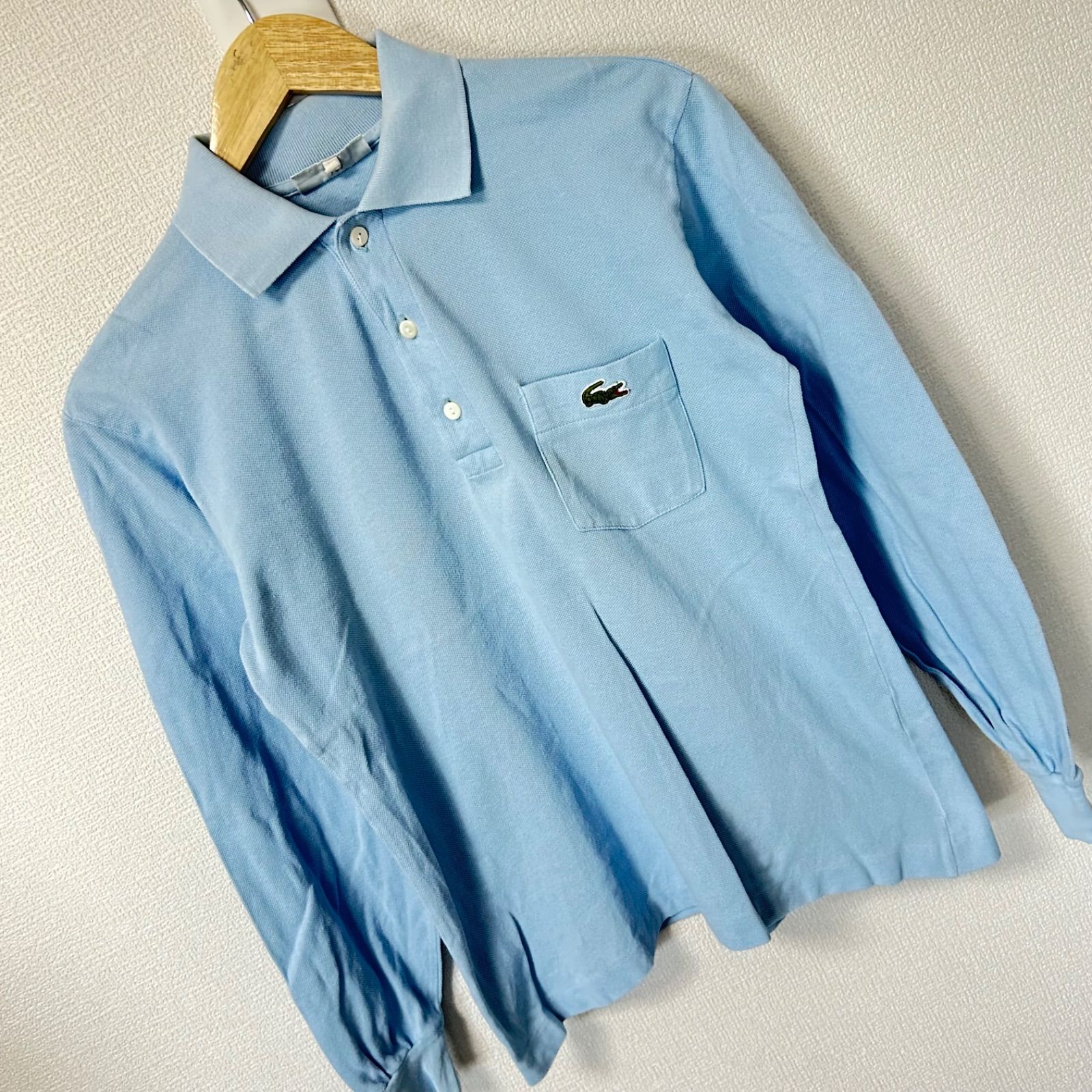 w^)b CHEMISE LACOSTE シュミーズラコステ 長袖ポロシャツ ワン